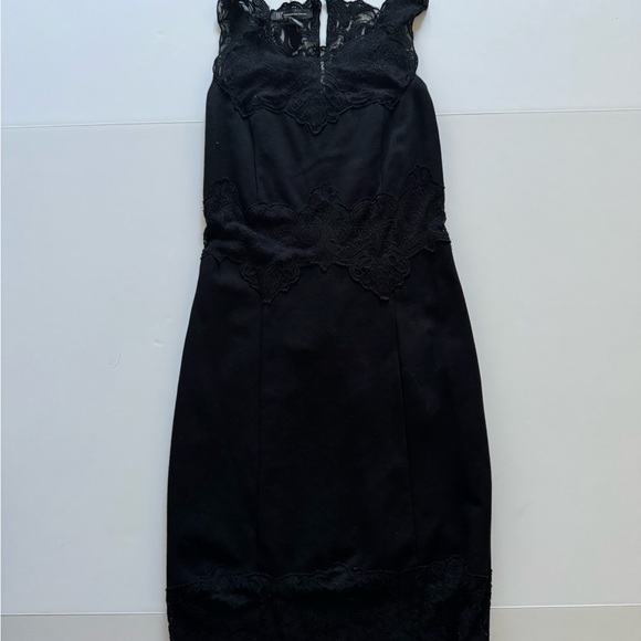INC International Concepts Black Lace Dress - Picture 2 of 8